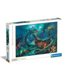 Clementoni 33023. Puzzle 3000 Piezas. Batalla Bajo el Agua