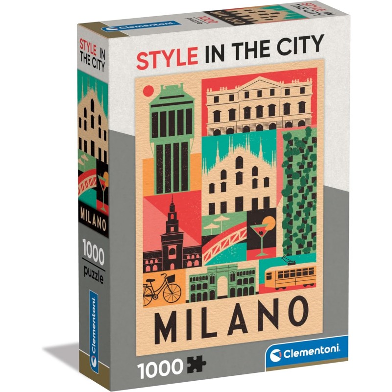 Clementoni 39842. Puzzle 1000 Piezas. Milan