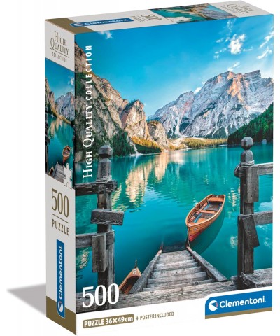 Clementoni 35538. Puzzle 500 Piezas. Braies Lake