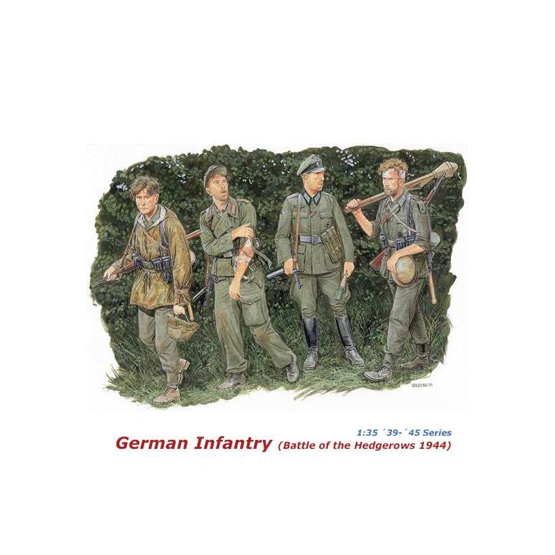 Dragon 6025. 1/35 German Infantry Battle Hedgerows 1944