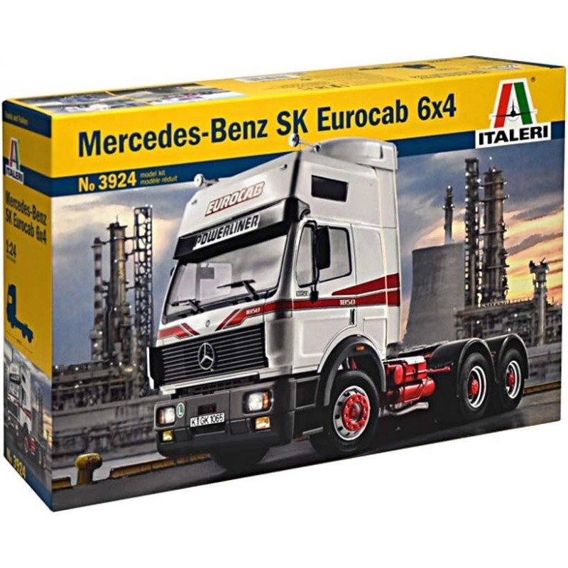 Italeri 3924. 1/24 Mercedes Benz SK Eurocab 6x4