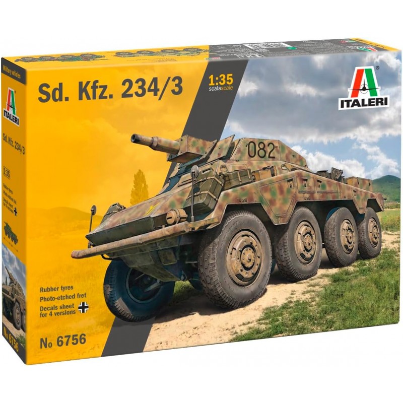 Italeri 6756. 1/35 Tanque SD.KFZ. 234/3 Sw. Panzerspahwagen