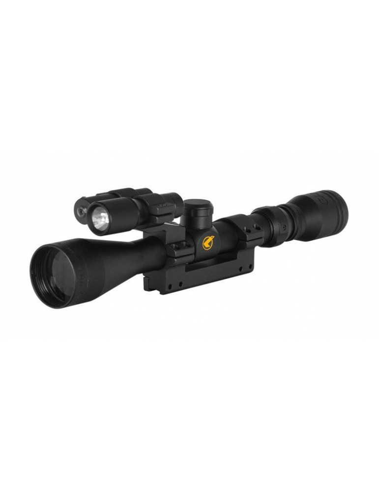 VE39x40WR Gamo. Mira Telescópica 3-9x40 Vampir con Zoom, Láser y Linterna