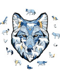 Puzzle Madera Ewa. Lobo (S). 140 Piezas