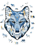 Puzzle Madera Ewa. Lobo (M). 260 Piezas