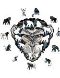 Puzzle Madera Ewa. Chimpancé (S). 110 Piezas