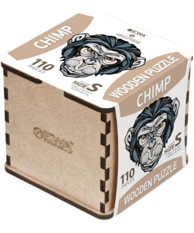 Puzzle Madera Ewa. Chimpancé (S). 110 Piezas