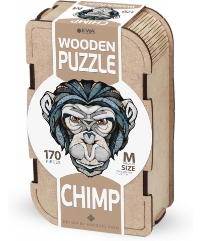 Puzzle Madera Ewa. Chimpancé (M). 170 Piezas