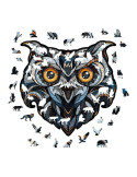 Puzzle Madera Ewa. Buho Real (S). 125 Piezas