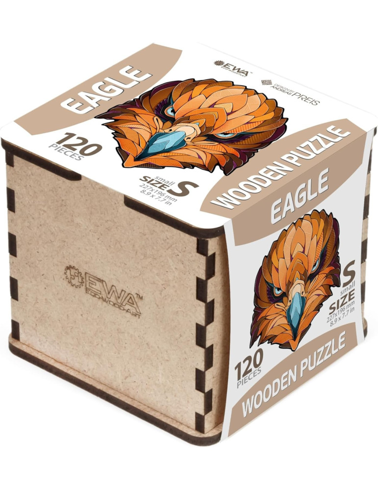 Puzzle Madera Ewa. Aguila (S). 120 Piezas