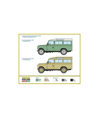 6542 Italeri. Coche Land Rover III 109 "Guardia Civil" Escala 1/35