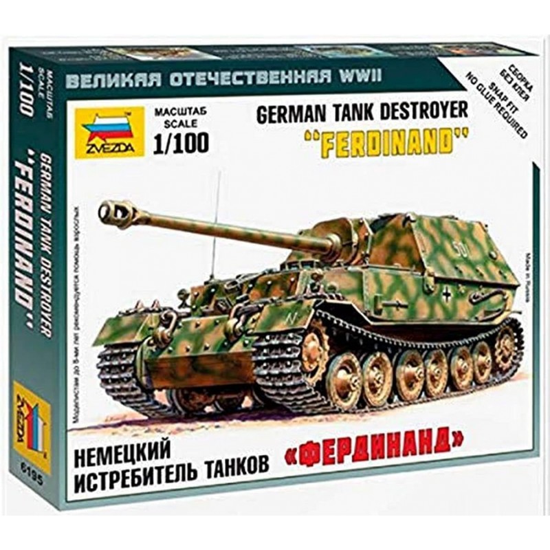 Zvezda 6195. 1/35 Tanque Aleman Ferdinand