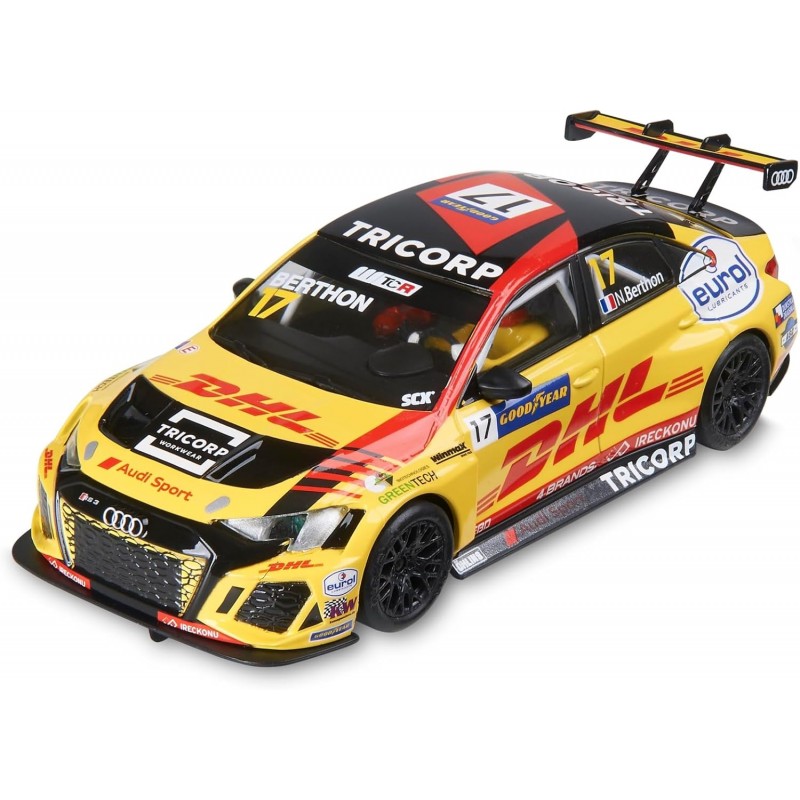 SCX U10457S300. 1/32. Coche Audi RS3 LMS TCR DHL