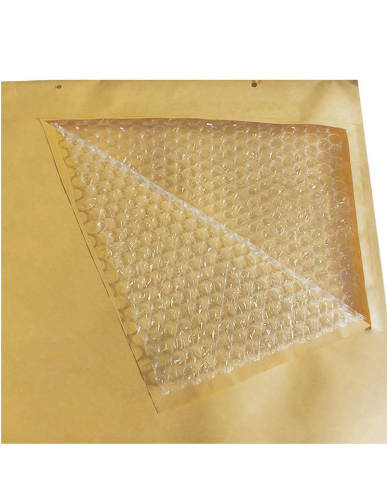 Pack 50 Sobres Acolchados B2. Medidas exteriores 140 x 225 mm. Solapa de cierre auto-adhesiva