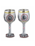 Albainox 39073. Copa Cerveza Decoracion Sigillum. Fabricada en resina y acero. Tamaño 20cm