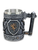 Albainox 39381. Jarra Cerveza Escudo León. Fabricada en resina y acero. Tamaño 12cm
