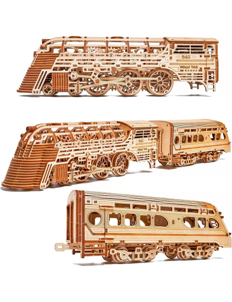Woodtrick WDTK029. Tren Atlantic Express. 636 Piezas