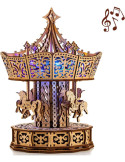 Woodtrick WDTK051. Carrusel Parisino con Musica y Luz. 440 Piezas