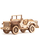 Woodtrick WDTK010. Jeep Militar. 72 Piezas