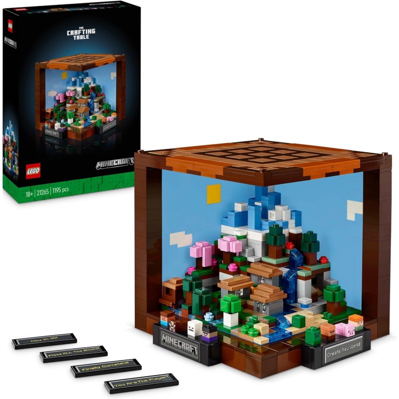 Lego 21265. Minecraft. Mesa de Trabajo. 1195 Piezas