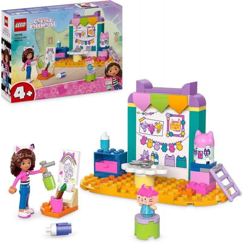 Lego 10795. Casa de Muñecas de Gabby con Bebé Box. 60 piezas