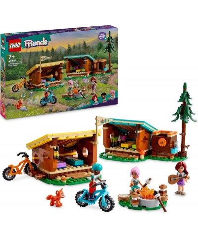 Lego 42624. Friends. Campamento de Aventura: Cabañas Confortables. 437 Piezas