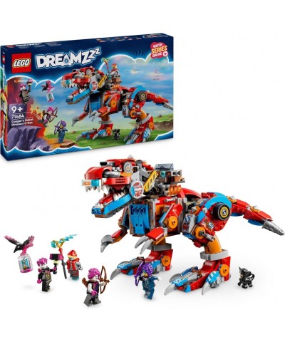 Lego 71484. DREAMZzz. Dinosaurio Robot C-Rex de Cooper. 917 piezas