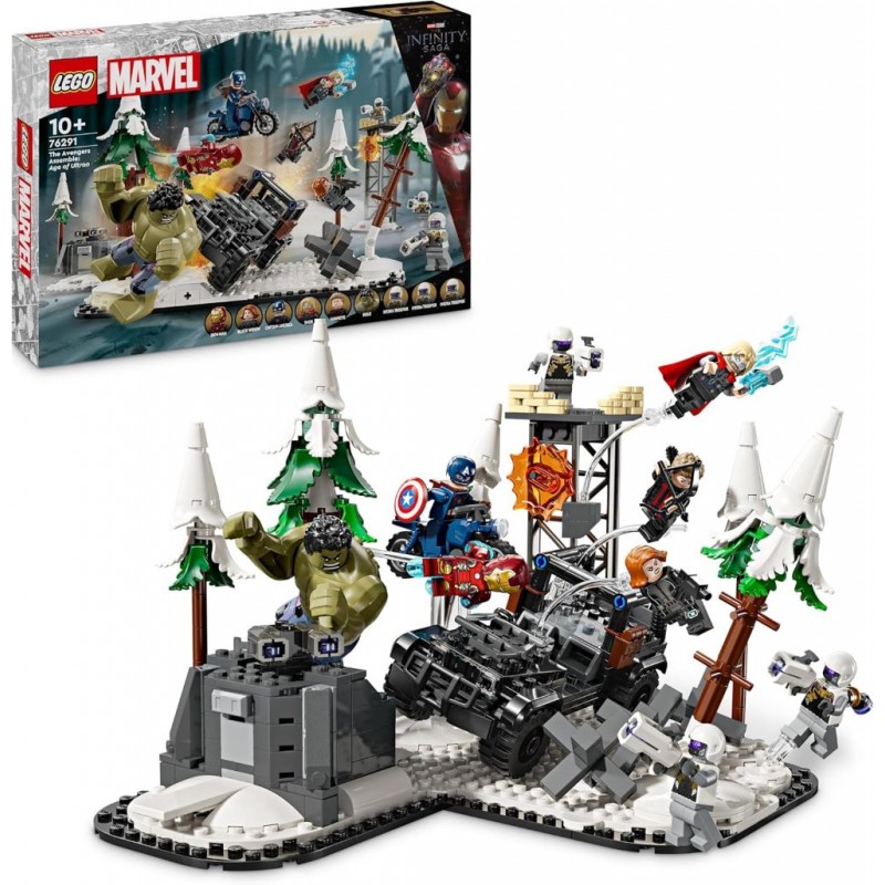 Lego 76291. Marvel. Vengadores Reunidos: Era de Ultrón. 613 Piezas