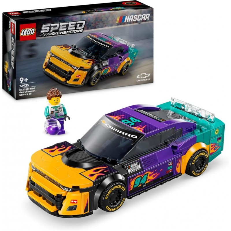 Lego 76935. Speed Champions. Nascar Next Gen Chevrolet Camaro ZL1. 328 Piezas