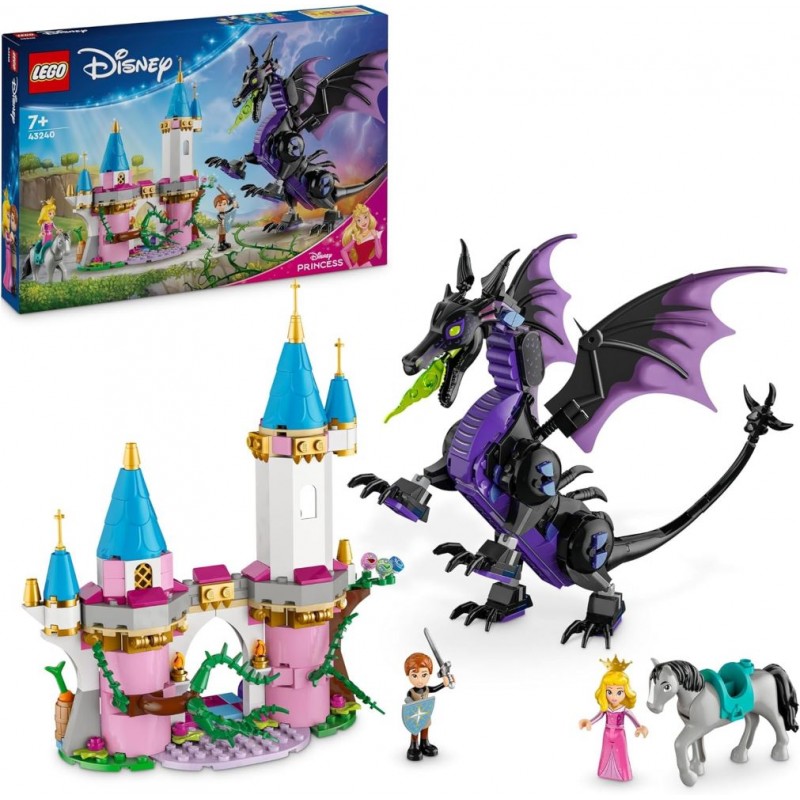 Lego 43240. Disney. Maléfica en Forma de Dragón. 583 Piezas