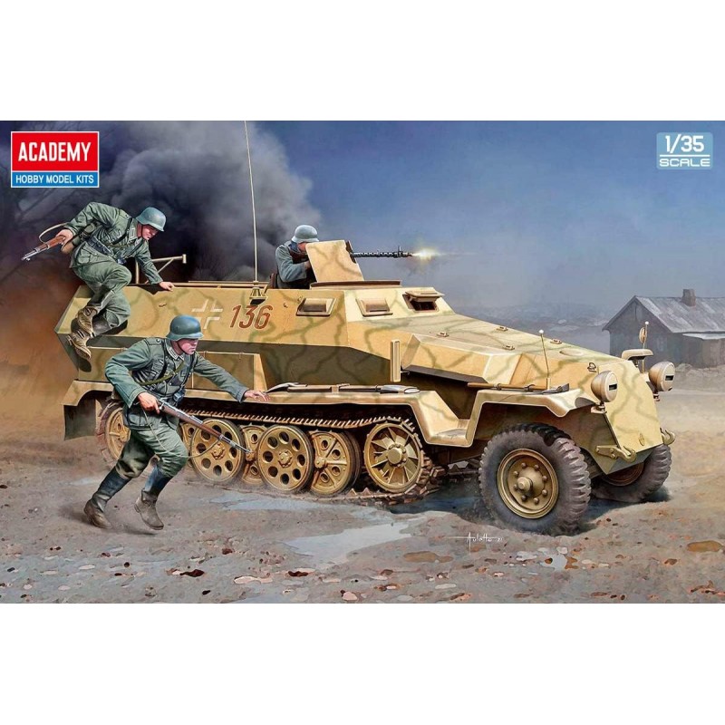 Academy 13540. 1/35 Tanque SD. KFZ. 251/1 AUSF.C.