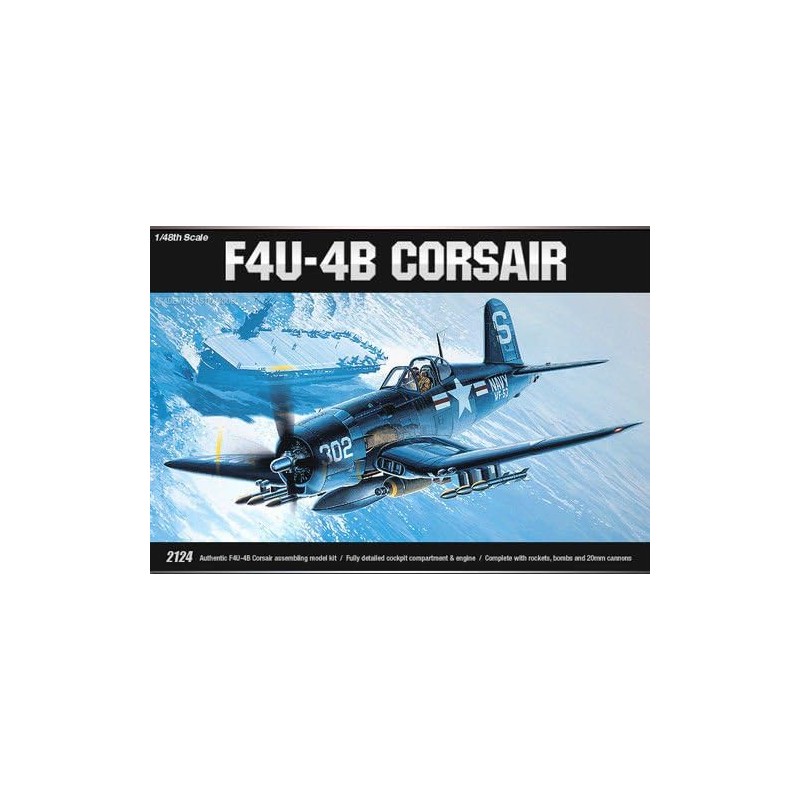 Academy 12267. 1/72 Avión 1/48 F4U-4B Corsair