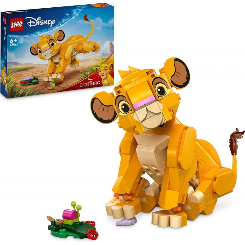 Lego 43243. Disney. El Rey León: Simba Cachorro. 222 Piezas