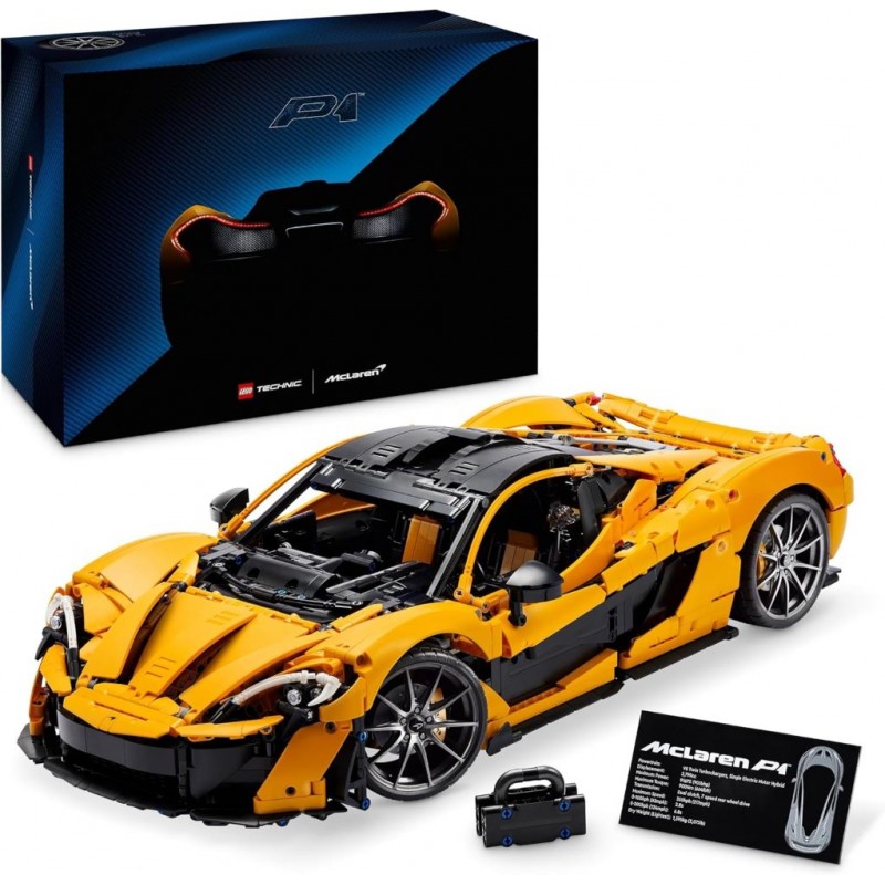 Lego 42172. Technic. Mclaren P1. 3893 Piezas