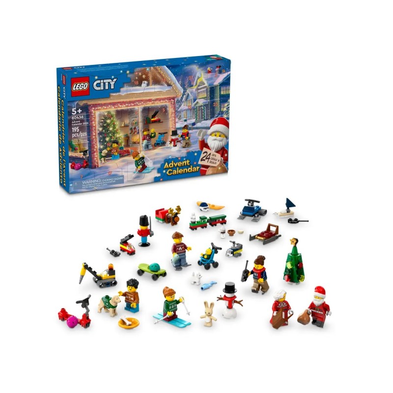 Lego 60436. Calendario Adviento City 2024. 195 Piezas