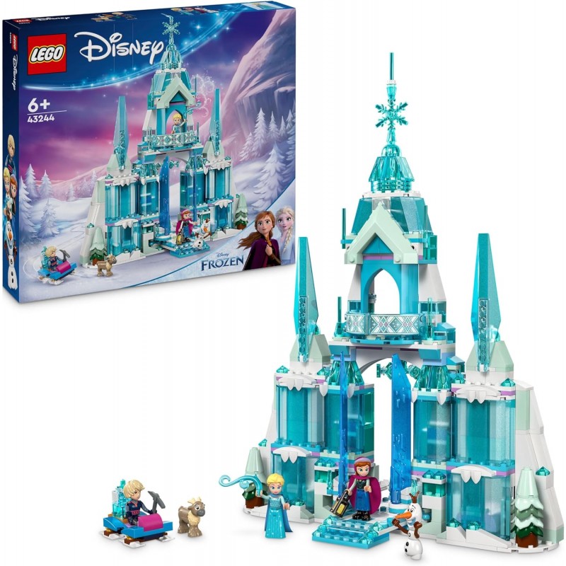 Lego 43244. Disney Frozen. Palacio de Hielo de Elsa. 630 Piezas