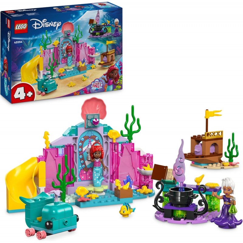 Lego 43254. Disney. Gruta de Cristal de Ariel. 141 Piezas