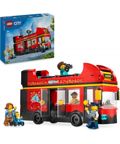 Lego 60407. Autobús Turístico Rojo de 2 Plantas. 384 Piezas