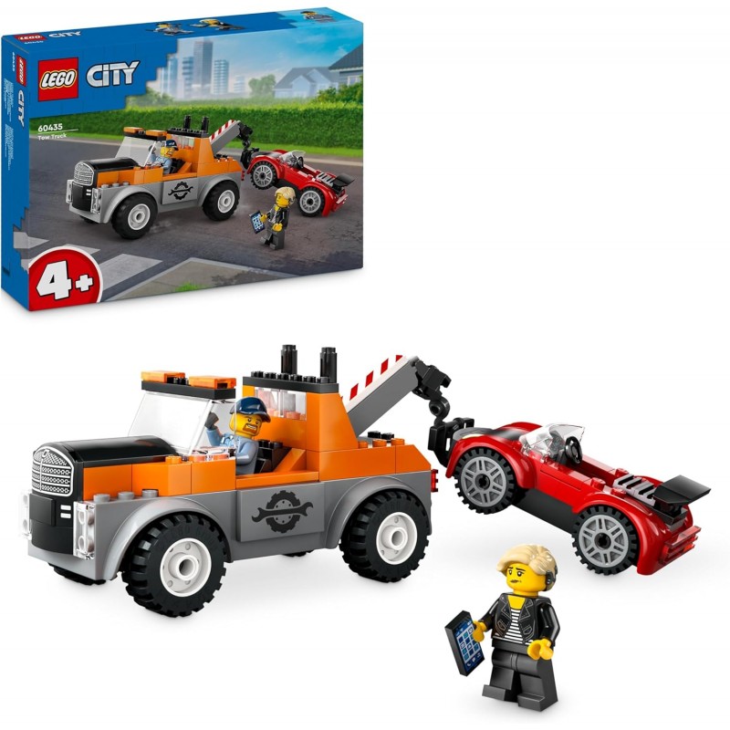 Lego 60435. City. Camión Grúa y Reparación del Deportivo. 101 Piezas