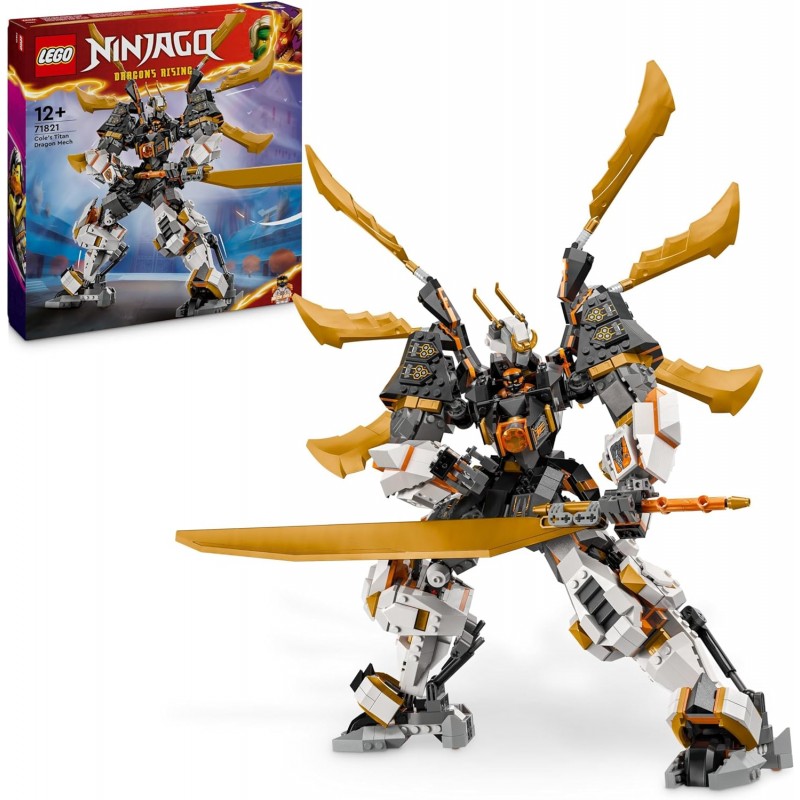 Lego 71821. Ninjago. Meca-Dragón Titán de Cole. 1055 Piezas