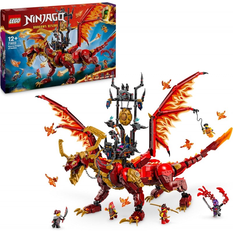 Lego 71822. Ninjago. Dragón Fuente del Movimiento. 1716 Piezas