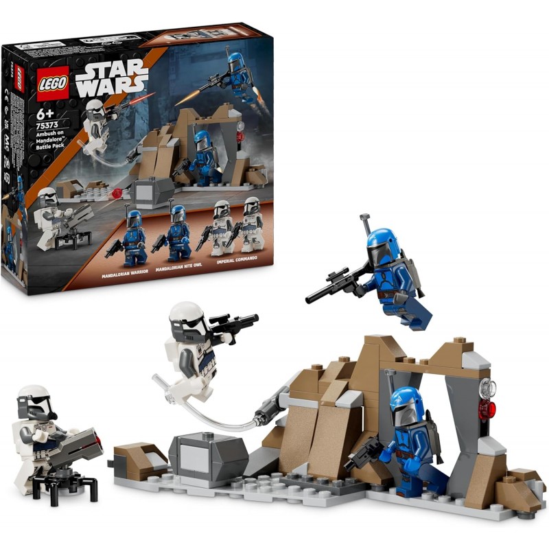 Lego 75373. Star Wars. Pack de Combate: Emboscada en Mandalore. 109 Piezas