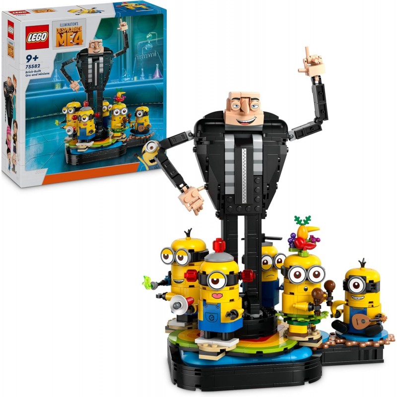 Lego 75582. Gru 4. Modelo de GRU y los Minions. 839 Piezas