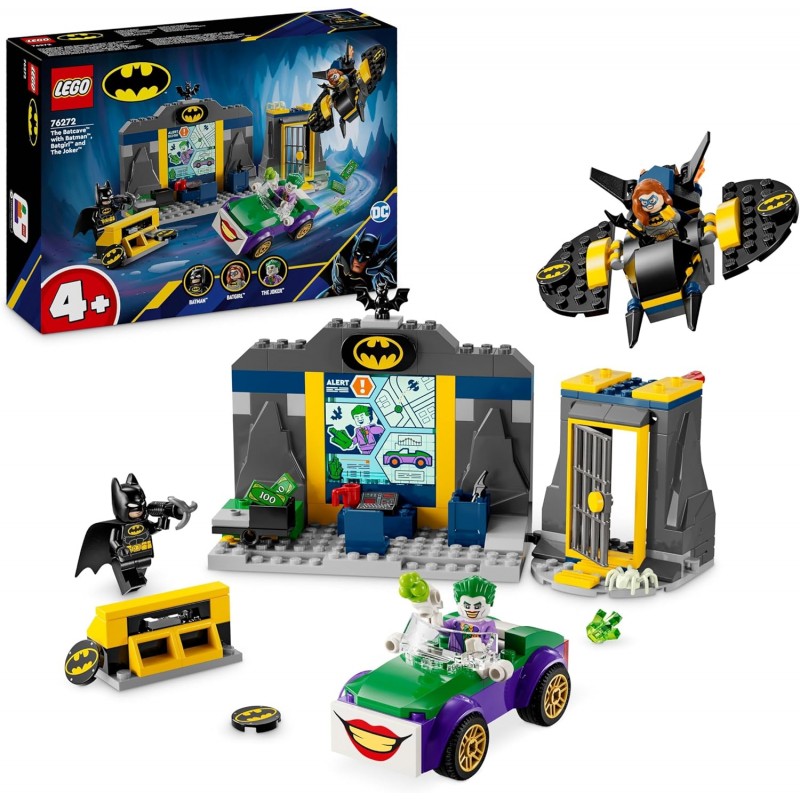 Lego 76272. Batman. Batcueva con Batman, Batgirl y The Joker. 184 Piezas