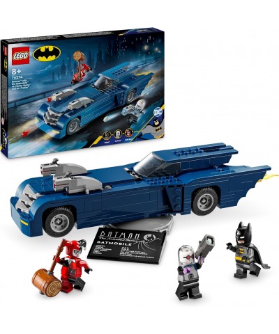 Lego 76274. Batman. Batman con Batmóvil vs. Harley Quinn y Mr. Freeze. 435 Piezas