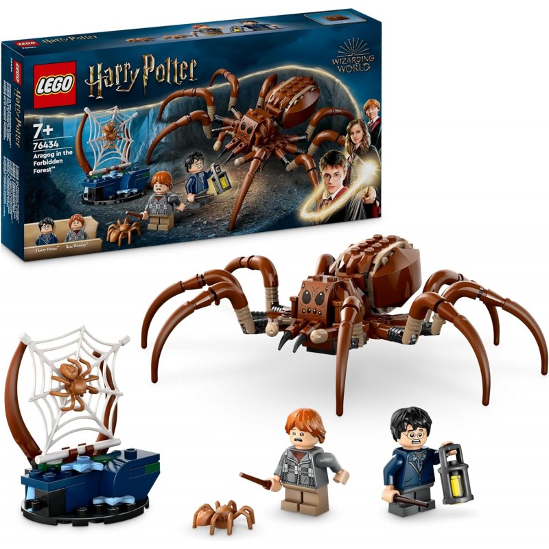 Lego 76434. Harry Potter. Aragog en el Bosque Prohibido. 195 Piezas