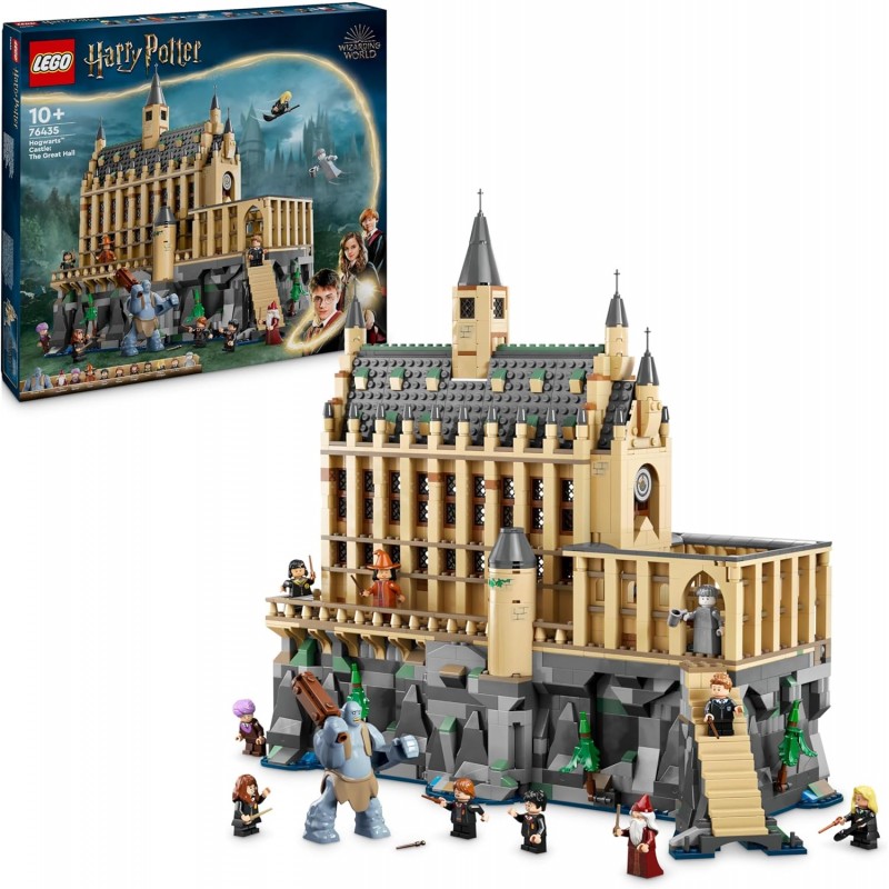 Lego 76435. Harry Potter. Castillo de Hogwarts: Gran Comedor de la Escuela de Magos. 1732 Piezas