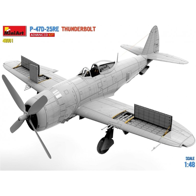 Miniart 48001. P-47D-25RE Thunderbolt ADV. Escala 1/48