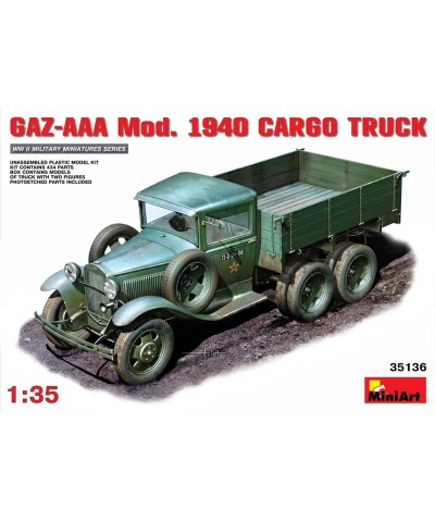 Miniart 35136. Camion Gaz-AAA Mod. 1940 Cargo Truck