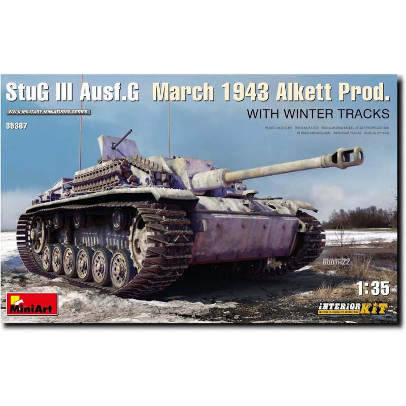 Miniart 35367. Tanque Stug III Ausf. G 1943. Escala 1/35